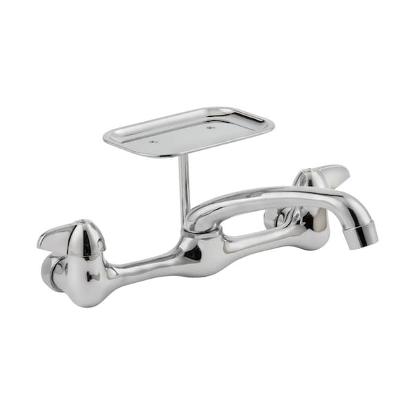 Homewerks Two Handle Chrome Kitchen Faucet